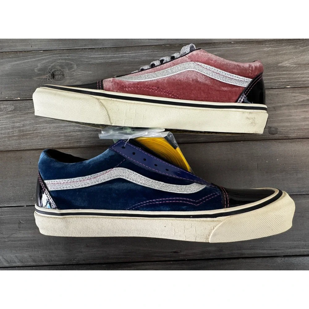 Vans Vault x Feature‎ Old Skool LX Sinners Club Black Velvet Mens 8.5 Womens 10
